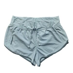 Under Armour HeatGear Womens Running Shorts Light Gray Large‎